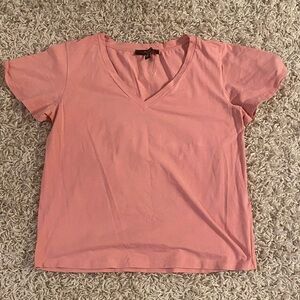 MaxMara Soft Pink V-Neck Tee size medium